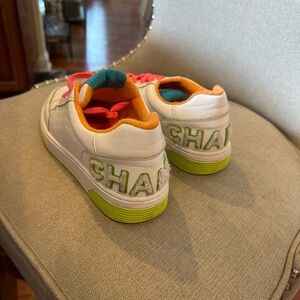 Chanel colorful sneakers